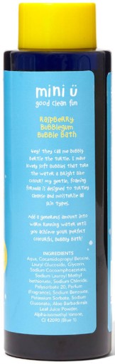 MINI-U НАТУРАЛЬНАЯ ЖИДКОСТЬ ДЛЯ ВАННЫ BUBBLE RUBBER 0+