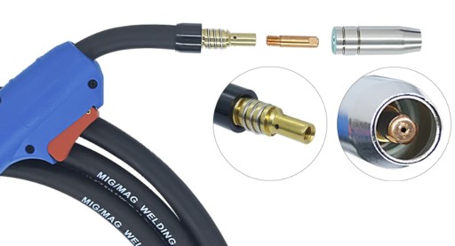 Końcówka prądowa 15 MB dysza do migomatu 0,8 50szt