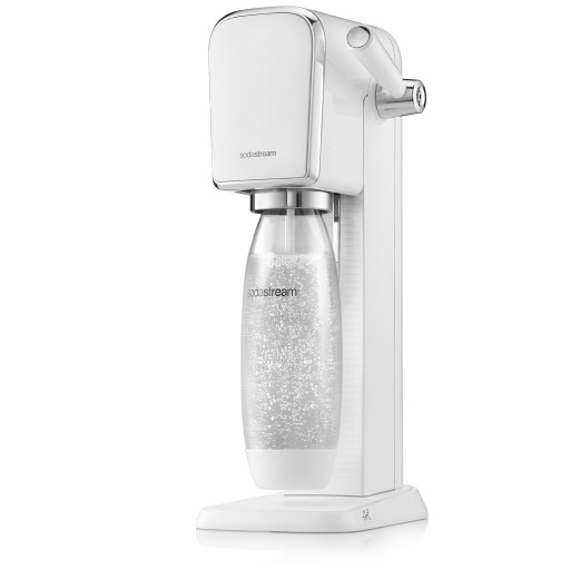САТУРАТОР-СИФОН ДЛЯ КАРБОНИРОВАНИЯ ВОДЫ SODASTREAM ART | БУТЫЛКА 1Л + КАРТРИДЖ + СИРОПЫ
