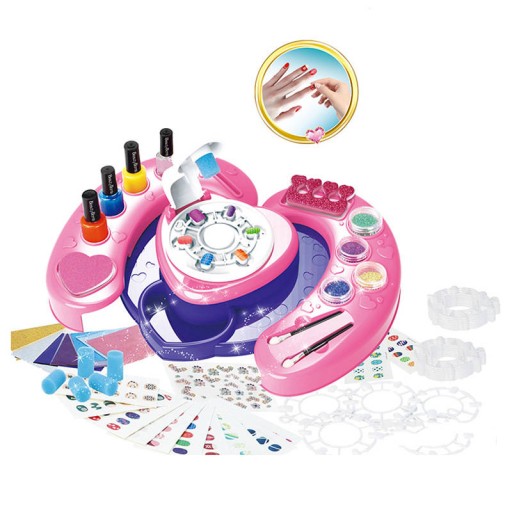 КОРОБКА МАКИЯЖА И КОСМЕТИКИ ДЛЯ НОГТЕЙ HOME SPA