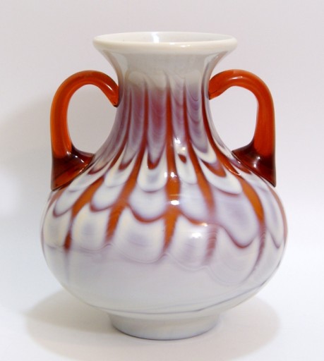 Закупки - LOVELY OLD VASE - массивное, разноцветное стекло.