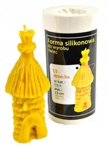 FORMA silikonowa UL STRZECHA wys.12,5cm F004 FORMA do wyrobu ŚWIEC