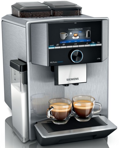 Эспрессо-машина Siemens TI9573X1RW 2,3 л серебристый/серый