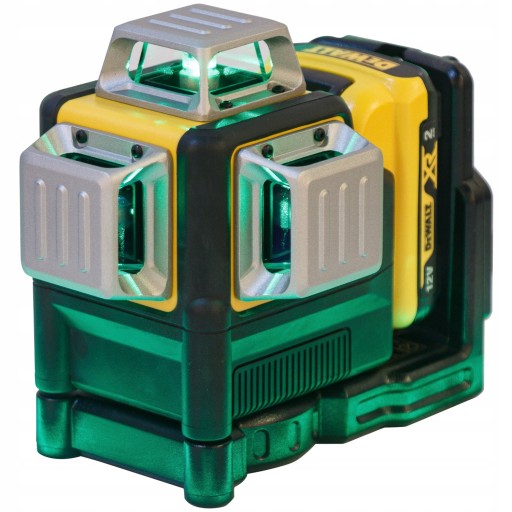 DEWALT DCE089D1G Перекрестный лазерный лазер, зеленый 3x360°, 2 Ач, футляр + штатив