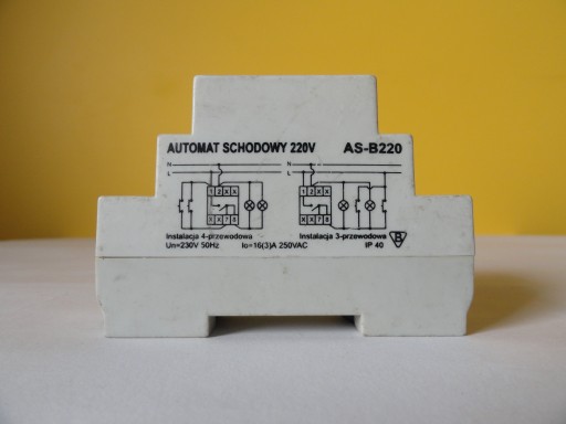 АВТОМАТИЧЕСКИЙ ТАЙМЕР F&F ДЛЯ ЛЕСТНИЦЫ AS-B220