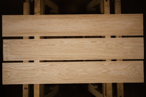 Obłóg dębowy 1000x120x4 mm II klasa