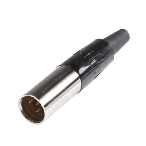 Hicon XMCM4 Mini-XLR, 4-biegunowy, metal, złącze m