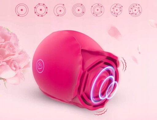 МАССАЖЕР PLEASURE ROSE, СТИМУЛЯР ДЛЯ СОСАНИЯ КЛИТОРИЗА, ВИБРАТОР - СИЛЬНЫЙ ОРГАЗМ
