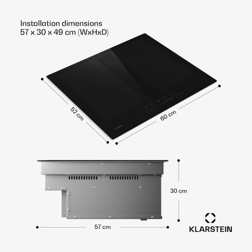 PŁYTA INDUKCYJNA Z OKAPEM Klarstein Chef-Fusion