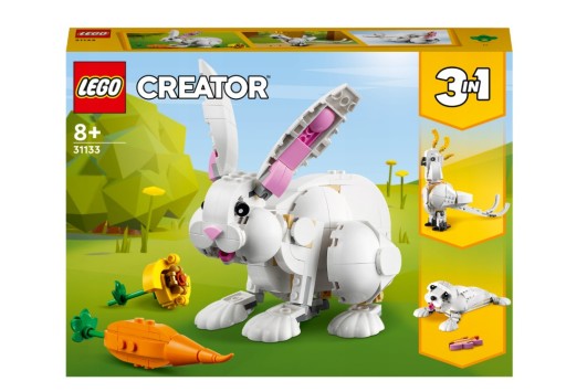 НАБОР LEGO CREATOR 3 В 1 БЕЛЫЙ КРОЛИК В ПОДАРОК