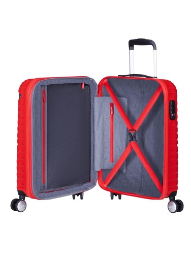 Маленький удлиненный чемодан American Tourister Mickey Clouds - классический красный