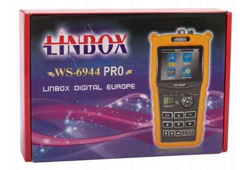 ИЗМЕРИТЕЛЬ СИГНАЛА КОМБИНИРОВАННЫЙ DVB-S2+DVB-T2 linbox WS-6944