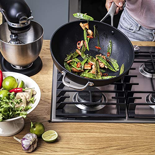 KITCHENAID Сковорода вок из кованого закаленного алюминия и керамики 30 см