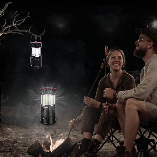 TURYSTYCZNA LAMPA LATARKA NASTAWNY LAMPKA LED KEMPINGOWA SURVIVAL 4 TRYBY
