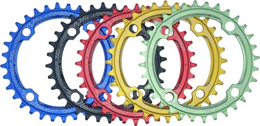 ПЕРЕДНЯЯ ЗВЕЗДОЧКА ВЕЛОСИПЕДА СИНАЯ 104 мм 34T MTB