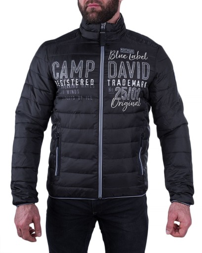 CAMP DAVID JACKETS CD BLUE HW 18 - Мужская стеганая куртка размер: S
