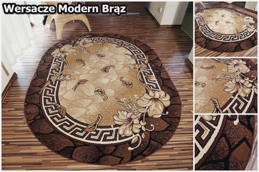 Овальный ковер Alfa Oval Carpets 150x210 Микс узоров