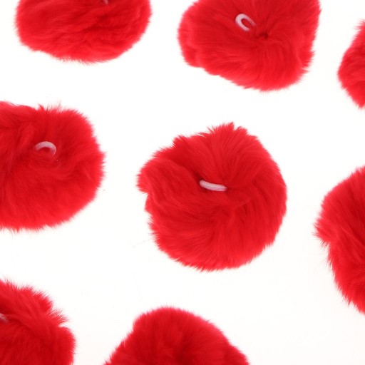 10 шариков Craft Pompons Cat Toys, красные