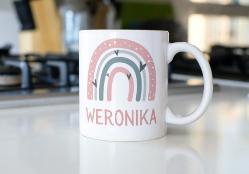 KUBEK Z IMIENIEM DLA DZIECKA DZIECI PERSONALIZOWANY PREZENT DLA DZIEWCZYNKI