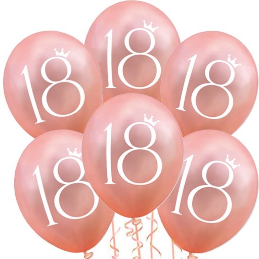Свеча-номер 18 лет РОЗОВОЕ ЗОЛОТО для торта