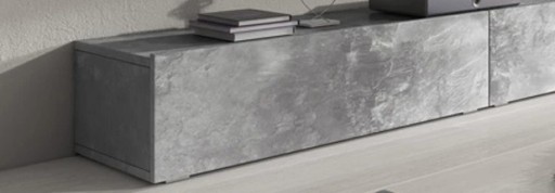 Zestaw Mebli Szafka RTV Komoda Witryny Ława Beton