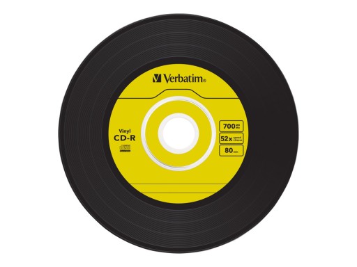 VERBATIM CD-R Виниловые AZO диски 52х, 700МБ 10 шт.