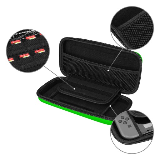 ETUI CASE FUTERAŁ POKROWIEC WZMOCNIONY DO NINTENDO SWITCH + SZKŁO OCHRONNE