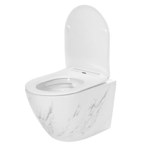 Унитаз Rea Carlos Rimless Nature Marble