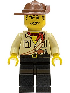 Минифигурка LEGO adv010 Джонни Гром (Пустыня)