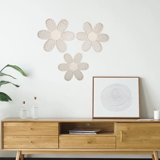 БОХО ДОМАШНИЙ ДЕКОР НАСТЕННЫЕ УКРАШЕНИЯ ДЕРЕВЯННЫЕ РОМАШКИ DAISY BOHEMIA DECORATE