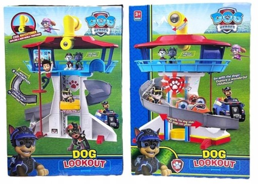 БОЛЬШАЯ СВЕТЯЩАЯСЯ ИГРОВАЯ БАЗА PAW PATROL С ГОРКОЙ И ЛИФТОМ, НОВИНКА