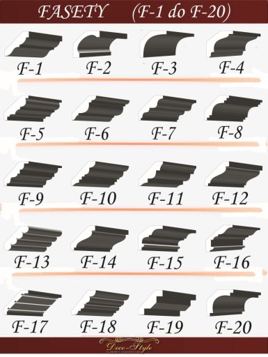 Лента потолочная лепная XPS F-4 100х100мм
