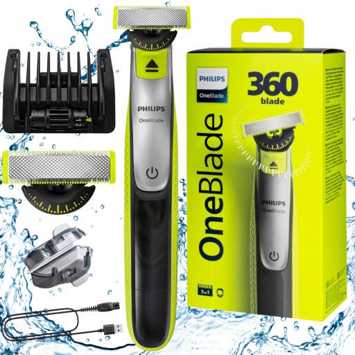 Philips OneBlade 360 ​​Бритва для лица для бороды и щетины