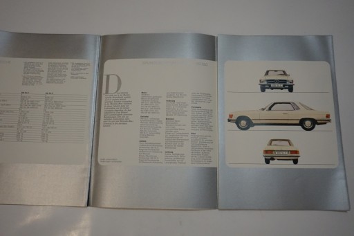 ПАПКА ПРОСПЕКТА Mercedes C107, 350 SLC, 450 SLC