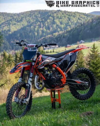 MX шпон KTM 125 250 300 450 SX SXF EXC 2011-16 Комплект наклеек ГРАФИКА