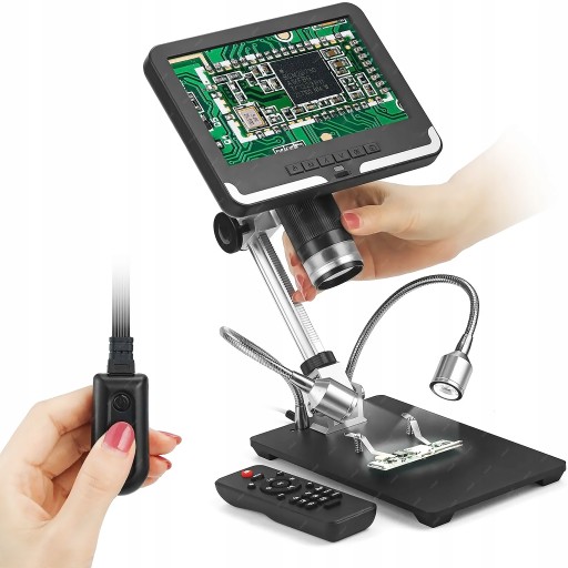 ЦИФРОВОЙ СЕРВИСНЫЙ МИКРОСКОП ANDONSTAR AD206 2MPIX USB + МОНИТОР 7