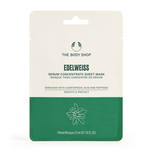THE BODY SHOP Тканевая маска с сывороткой Эдельвейс