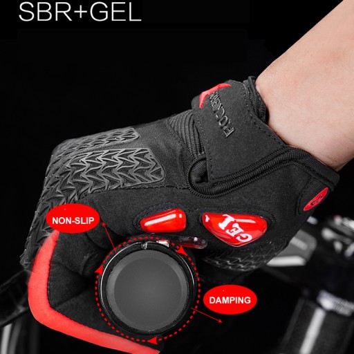 Длинные велосипедные перчатки ROCKBROS S169, XL GEL, поддержка смартфона MTB DH