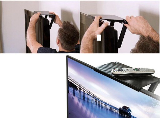 NAKŁADANA PÓŁKA NA TV MONITOR POD DEKODER DVB-T2