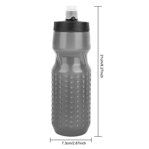 Bidon szary na rowerowa magnetyczny 700ml uchwyt