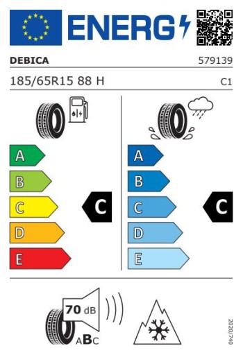 4х всесезонные шины Dębica Navigator 3 185/65R15 88H
