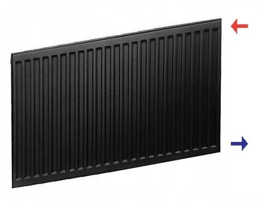 Радиатор INVENA C22 600x700 C 22 SIDE ЧЕРНЫЙ