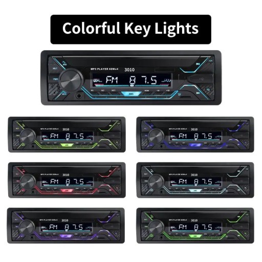 Радио Стиль 1 1din Автомобильный плеер Bluetooth MP3 FM 12 В AUX/USB/TF