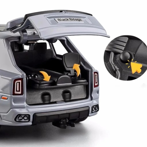 1/32 Rolls Royce Cullinan SUV игрушечная модель автомобиля алюминиевые модели туристических прицепов