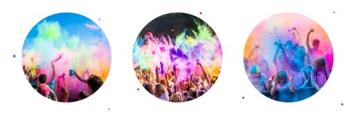 Порошок Holi Colors Фестиваль цветов КРАСНЫЙ, безопасен для УФ-излучения, можно стирать
