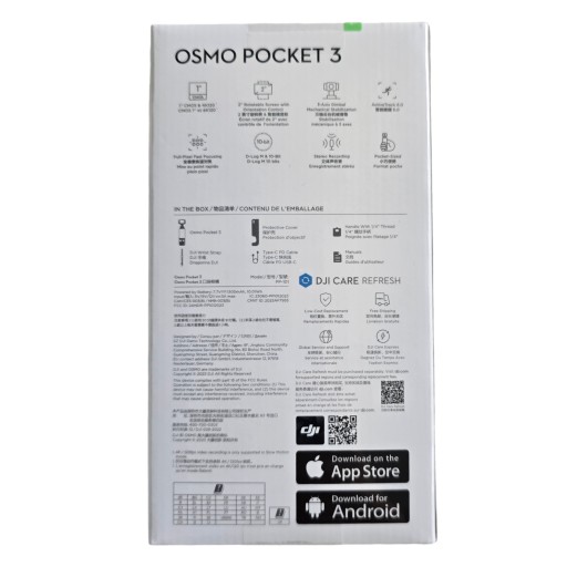 DJI Osmo Pocket 3 Standard Combo спортивная камера для видеоблогов 4K