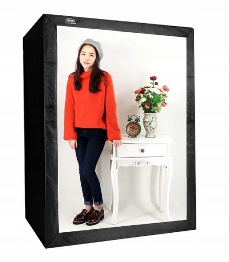 DUŻY NAMIOT BEZCIENIOWY 160x120x80cm LED