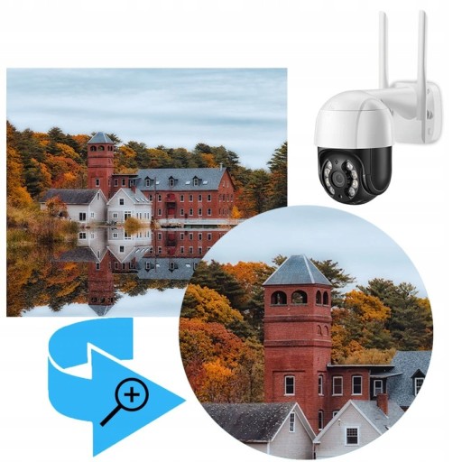 НАРУЖНАЯ КОММУТАЦИОННАЯ КАМЕРА WIFI 8 Мп ULTRAHD 4K PL