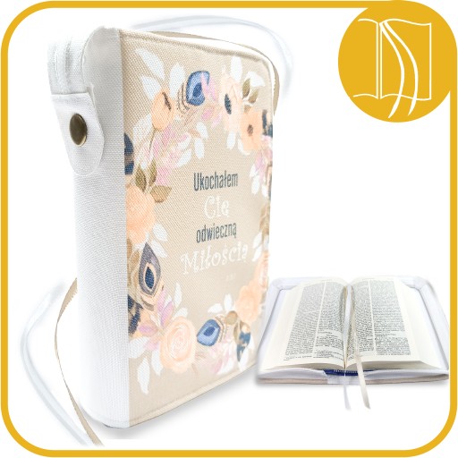 Okładka wodoodporna na Biblię Warszawską TB brytyjka średnia 18cm x 12,3cm