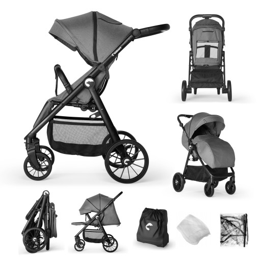 Kidnort КОЛЯСКА До 22 КГ АКСЕССУАРЫ ДЛЯ КОЛЯСКИ БОЛЬШИЕ КОЛЕСА Sjölejon